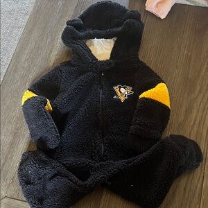 Kids Pittsburgh Penguins Hooded One Piece